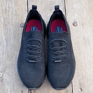 Black Knit Men's Sneakers